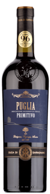 Duca di Saragnano Puglia Primitivo IGT 2022 suché 0,75l